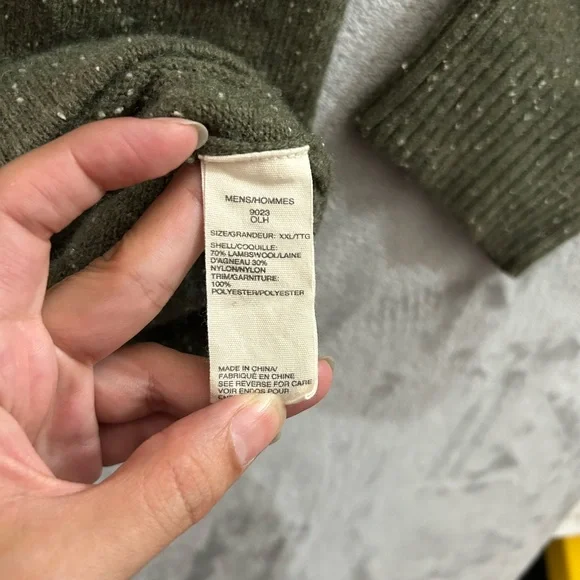 Woolrich quarter zip green sweater - Picture 9 of 11